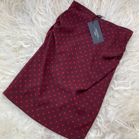 MAX MARA WEEKEND Polka Dot Knee-Length Skirt